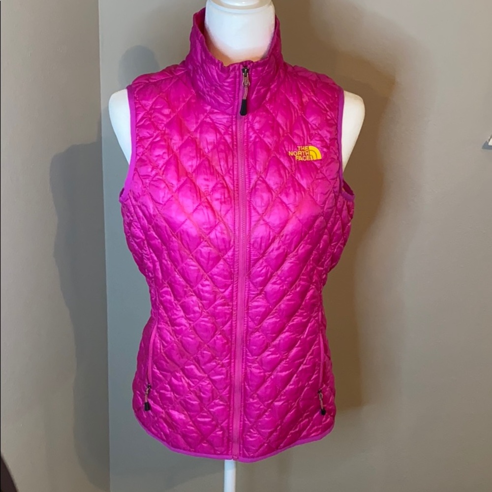 ThermoBall North Face Hot Pink Vest - Small